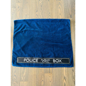 BBC Blue Doctor Who TARDIS Beach Bath Towel One Size
